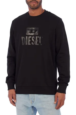 Diesel A09755-5RIAJH heren sweatshirt met ronde hals en opdruk