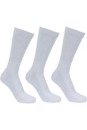 Trespass Unisex Adult Sportsmen Ribbed Cuff Crew Socks (Pack of 3)
