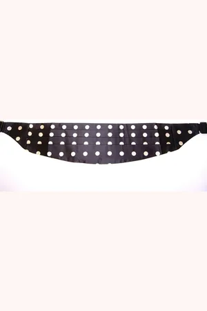 Dolce & Gabbana Zijden Polka Dot Buikband Riem