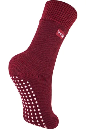 THMO Indoor Slipper Sokken met Grijpers voor Kinderen - Fuchsia