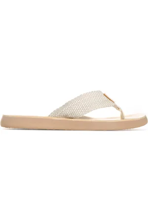 Rocket Dog Adios teenslippers voor dames, crèmekleur