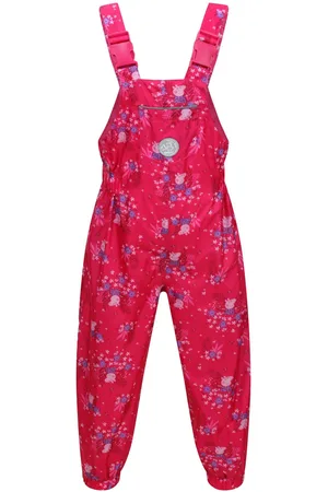 Regatta Kinder/Kids Muddy Puddle Peppa Pig Gebloemde tuinbroek ( Fusie)