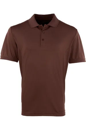 Premier Heren Coolchecker Pique korte mouw Polo T-Shirt
