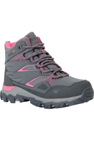Regatta Kinder/Kinder Holcombe III Wandelschoenen (Staal/Tulp)