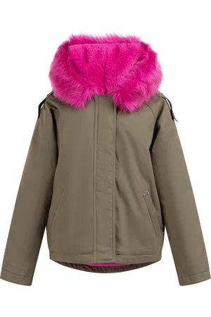myMo Winterjas houduwarm Dames violet