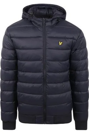 Lyle & Scott Donker marineblauw gewatteerd gewatteerd jack van
