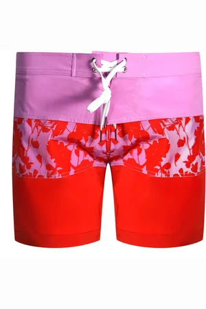Dsquared2 Floral Design Pink Swim Shorts