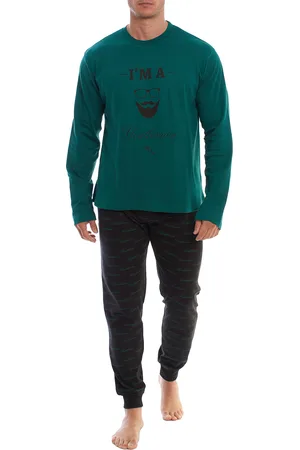 Kisses and Love KLP4 Heren Lange Mouw Winterpyjama