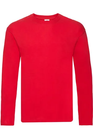 Fruit Of The Loom Heren R T-Shirt met lange mouwen