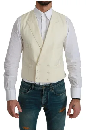 Dolce & Gabbana Off Formeel Dress Vest