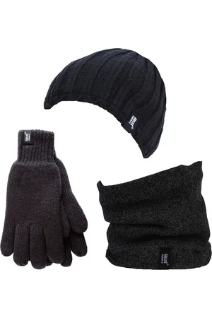 Heat Holders Herenhoed, nekwarmer handschoenen set