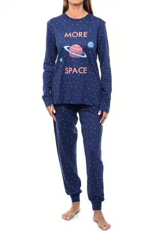Kisses and Love KLP1 dames winterpyjama met lange mouwen