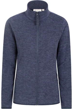 Mountain Warehouse Dames/Dames Snowdon II Melange Full Zip Fleecejack (Donkerblauw)