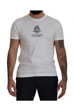 Dolce & Gabbana Logo Katoenen Amor Magister T-shirt