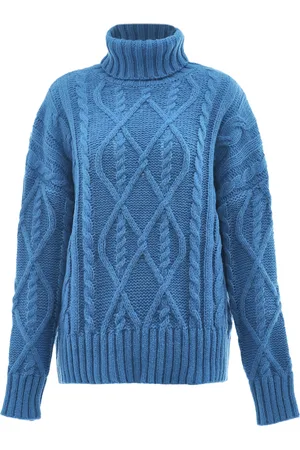 myMo Trui met coltrui Dames turkoois