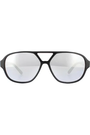 Calvin Klein Aviator unisex zwarte grijze zonnebril