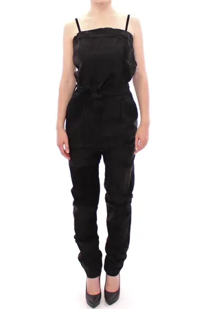 LA MAISON DU COUTURIER Leren jumpsuit
