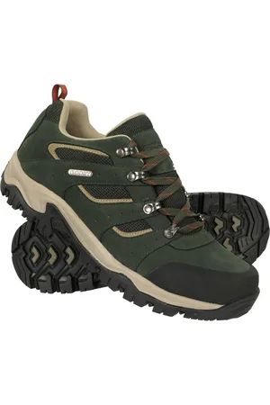 Mountain Warehouse Heren Voyage Suede Waterdichte Wandelschoenen (Khaki)