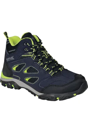 Regatta Kinderen/Kinderen Holcombe IEP Junior Wandelschoenen (Navy/Lime Punch)