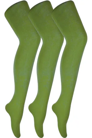 Sock Snob 3 paar dames gekleurde ondoorzichtige 80 denier panty