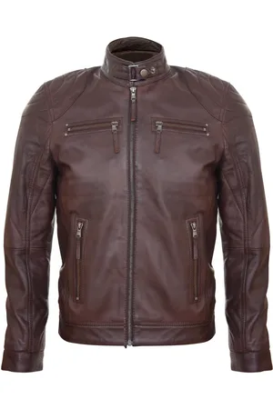 Infinity Leren biker racejack met rits