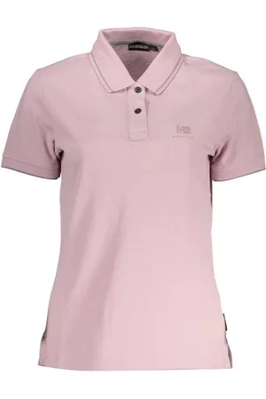 Napapijri Katoenen Poloshirt Met Contrasterende Details En Geborduurd Logo