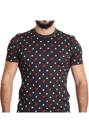 Dolce & Gabbana Katoenen T-shirt Met Hartjesprint