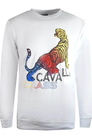 Roberto Cavalli Vet Tijgerontwerp Sweatshirt