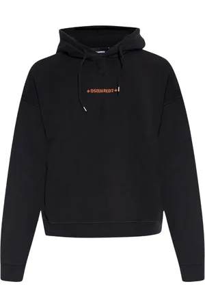 Dsquared2 Cipro Fit kleine logo zwarte hoodie