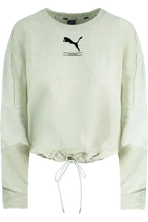 PUMA Relaxed Fit Nu-tility CrewNeck Lange Mouw Dames Sweatshirt 581378 19