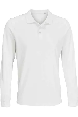 Sols Unisex Prime Pique Polo voor volwassenen met lange mouwen