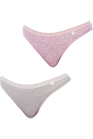 Janira Set van 2 katoenen strings 1031159 Dames
