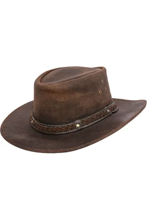 Infinity Cowboy Aussie echte lederen Bush-hoed