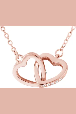 LOVA Hart ketting kruis oxiden zirkonium zilver 925 vergulde
