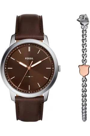 Fossil Minimalist Heren Horloge FS6019SET
