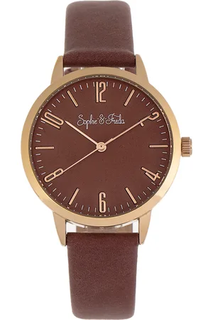 Sophie & Freda Sophie en Freda Vancouver lederen band horloge
