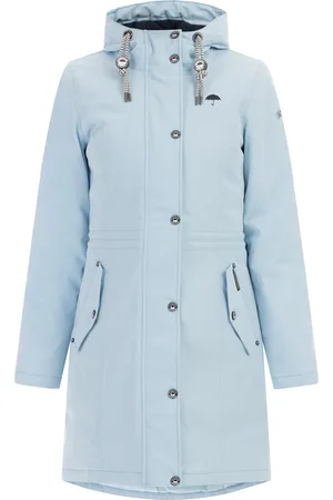 Schmuddelwedda Winter parka Dames ijsblauw