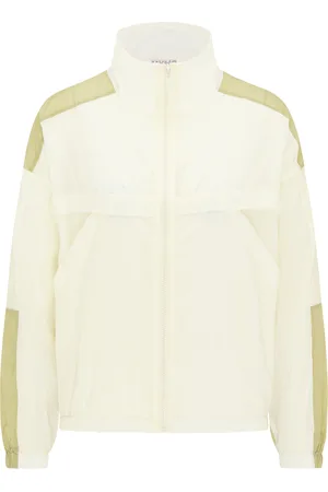 myMo Windbreaker Dames olijf wol wit