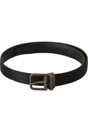 Dolce & Gabbana Vintage Metalen Gesp Lederen Riem