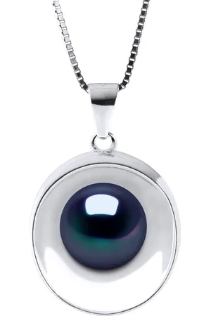 Diadema REFLECTIONS zoetwater parel 9-10 mm Black 925