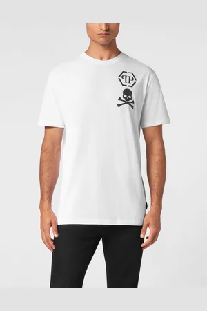 Philipp Plein T-Shirt V-Hals Skull&Bones