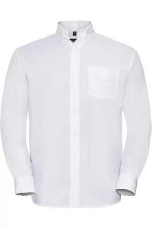 Russell Athletic Russell Collection Heren Oxford overhemd met lange mouwen