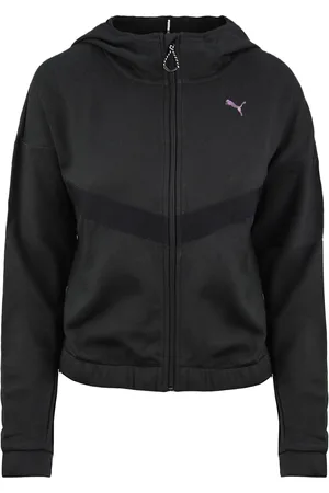 PUMA Zip Up Vrouwen Zwarte Hoodie