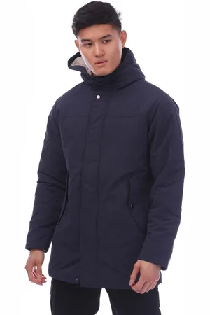 JACK & JONES Heren Jack and Jones Fen Parka in marineblauw