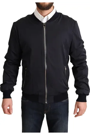 Dolce & Gabbana Zijden bomberjack met ritssluiting en logodetails