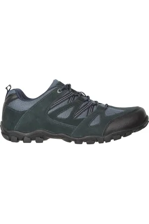 Mountain Warehouse Outdoor III Suède wandelschoenen voor heren (Marine)