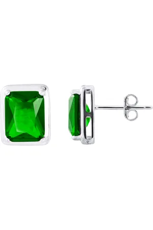 LOVA Oorbellen "smaragdgroene kleuren" kristal en zirkoniumoxiden 925 - Gatsby