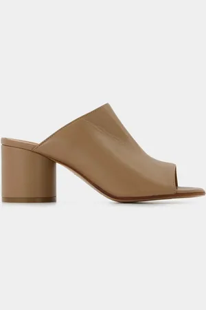 Maison Margiela Hannah muiltjes - - Leer - Chamois
