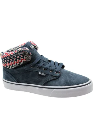 Vans Off The Wall Atwood Hi Top Lace Up Leer Dames Trainers VOTDX0 B39C