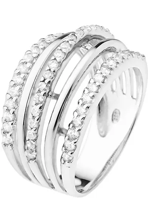 Diadema Ring 3 Ranges Prestige Zirkoniumoxiden en Silver 925 - Gala